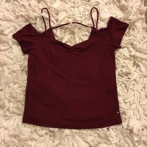 Maroon American eagle XL shirt